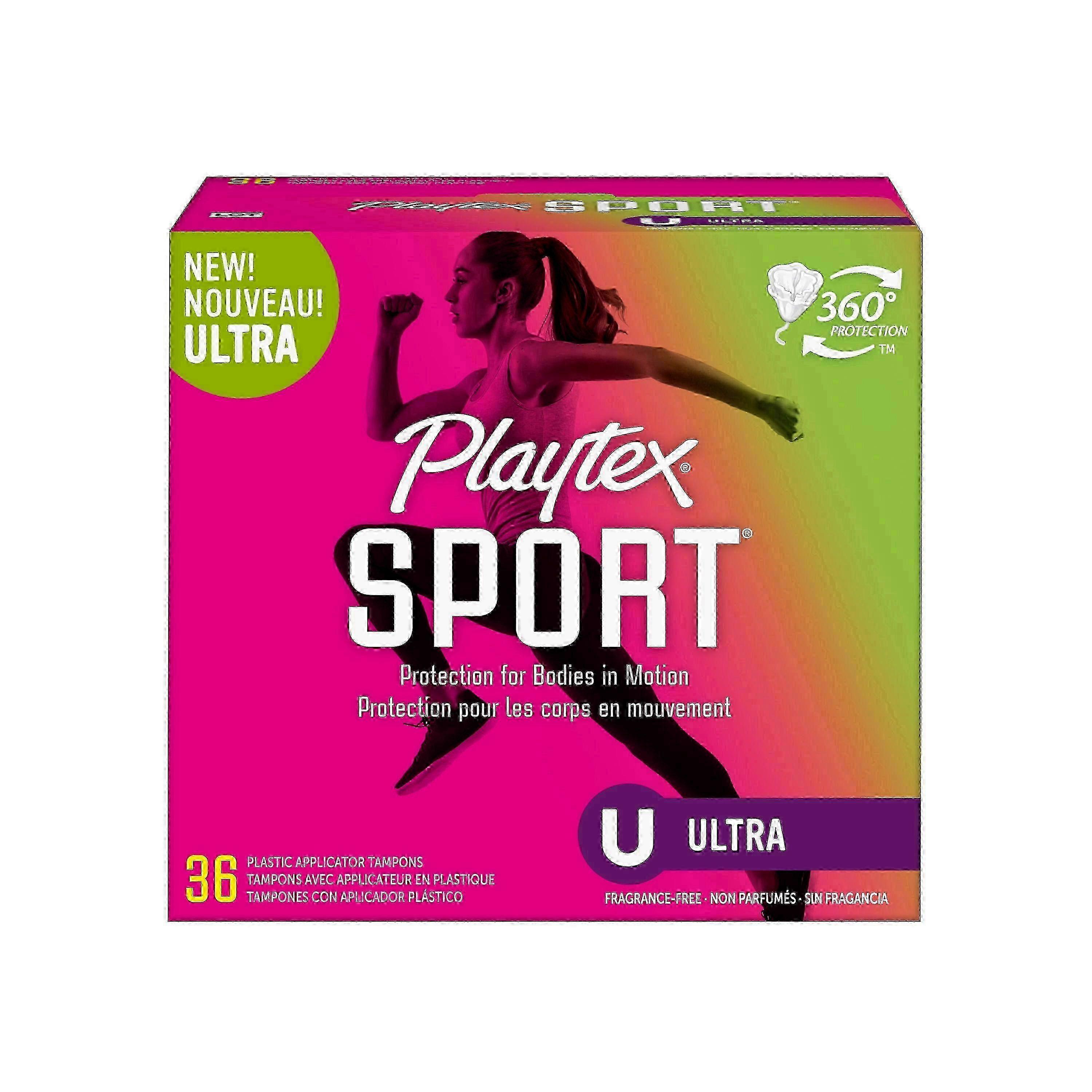 Playtex Sport Ultra, 36 Ea