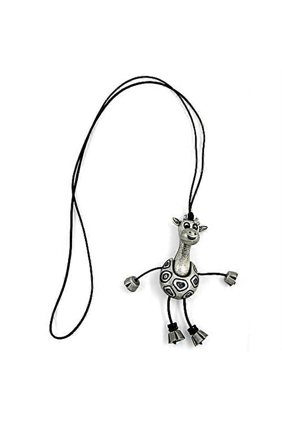Necklace Giraffe Antique-silver 90cm - Gl00270