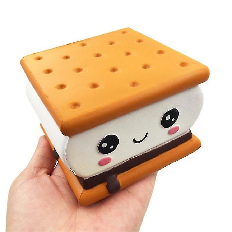 12X6 CM 173 Cartoon Chocolate Biscuit Squishies & Pu Squishy Slow Rising Cream Scented