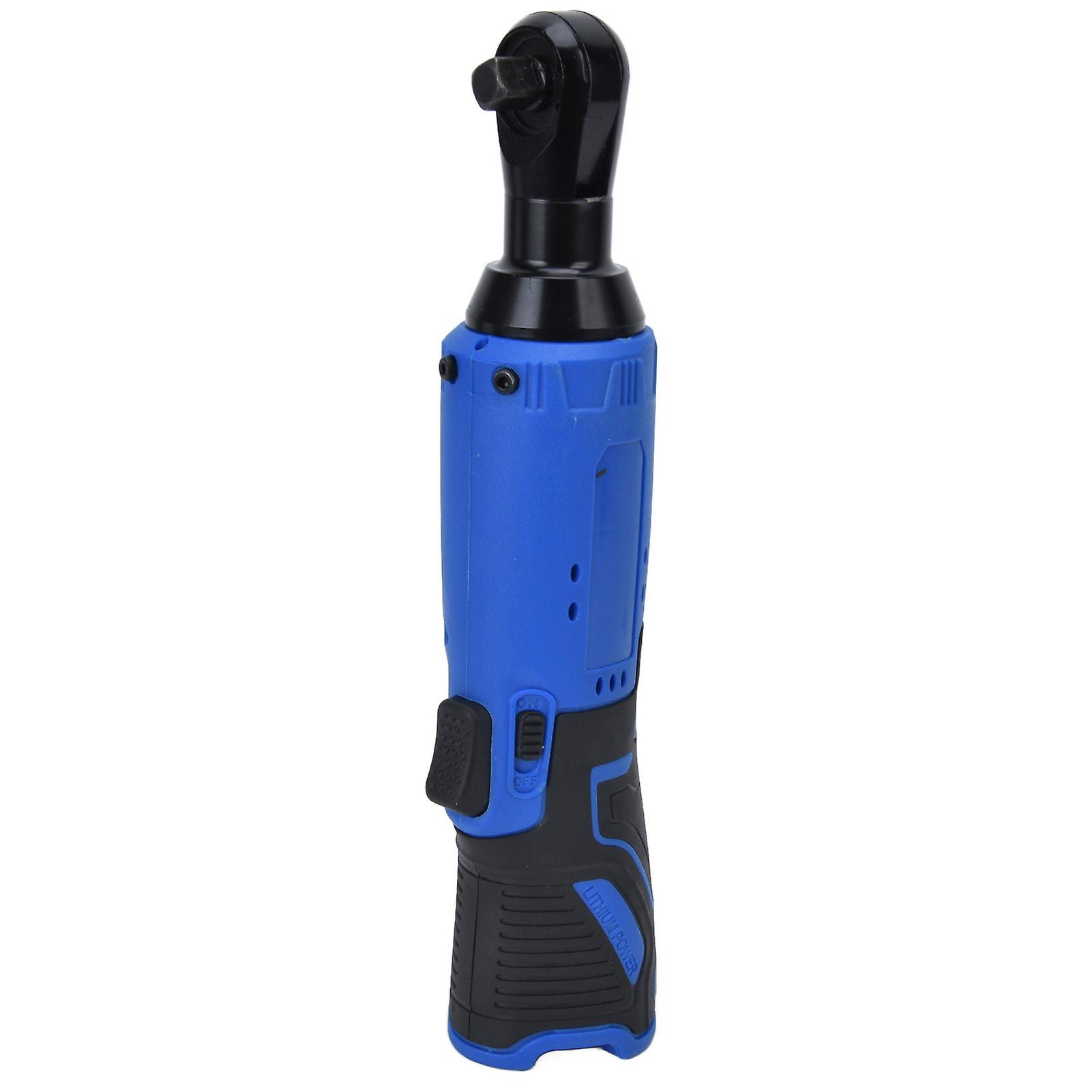 Electric Ratchet Wrench, Lithium-Ion Right Angle Wrench for 12V Power Tool Battery, 3/8" Chuck