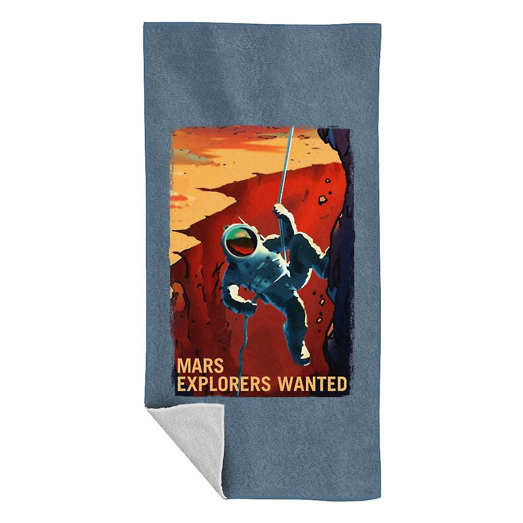 NASA Mars Explorers Wanted Beach Towel