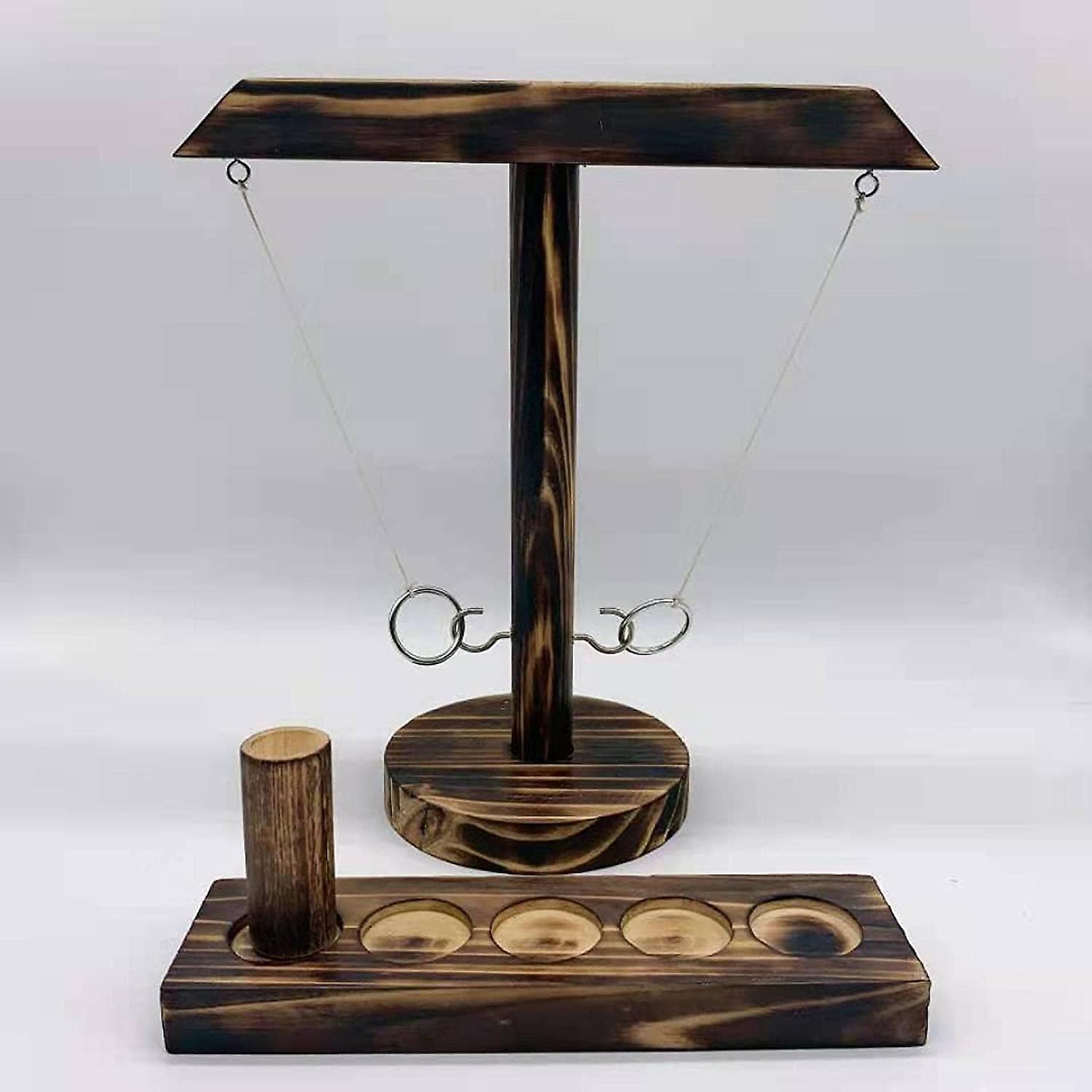 Ring Toss Games Handheld Board with Shot Ladder Bundle B