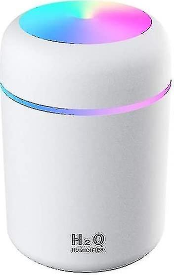 Mini Humidifier, Cool And Colorful Mini Humidifier, High-End Humidification System With 300Ml Water