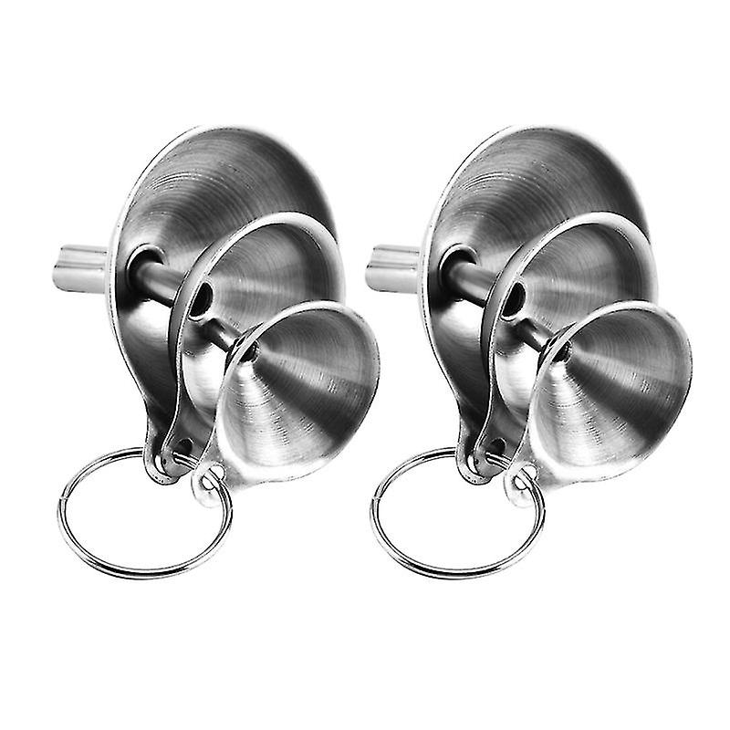 6pcs Stainless Steel Funnel