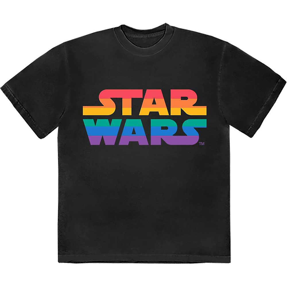 Star Wars Rainbow Logo T Shirt