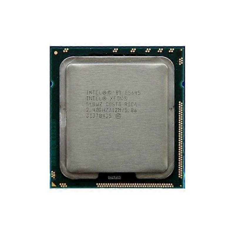 Xeon E5645 CPU - Socket LGA 1366 6 Cores 12 Threads 2.4GHz 12MB L3 Cache 80W.