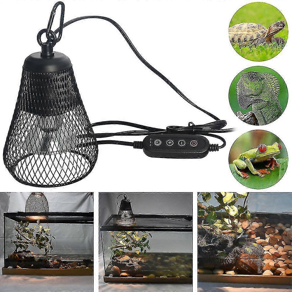 Lampe chauffante UVA UVB pour reptiles, à intensité variable, pour tortues, lézards, serpents
