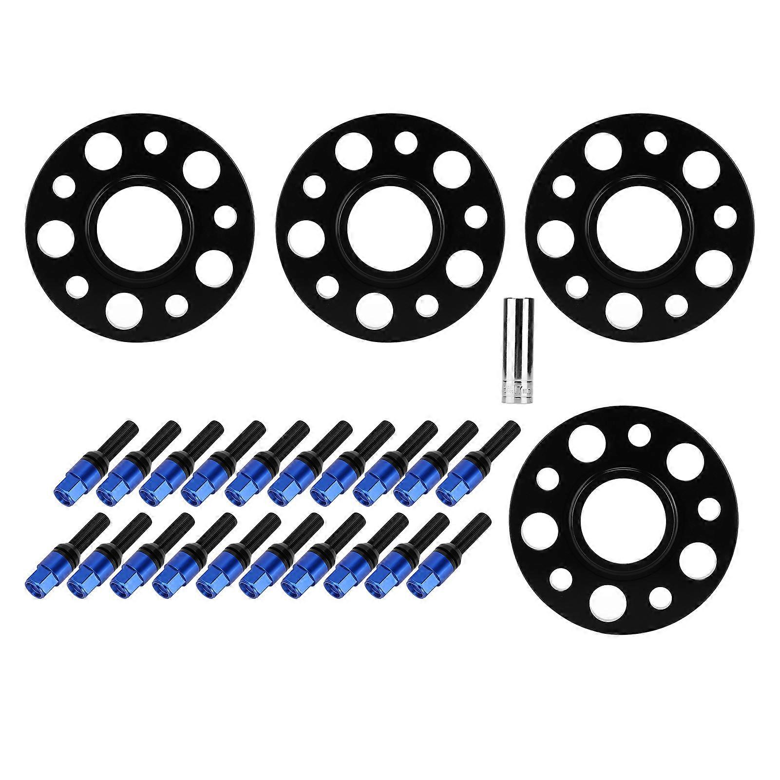Car Hub Centric Wheel Spacers Set 15mm Replacement for 2 Series F45 Active Tourer 2014~2020Blue E2U313