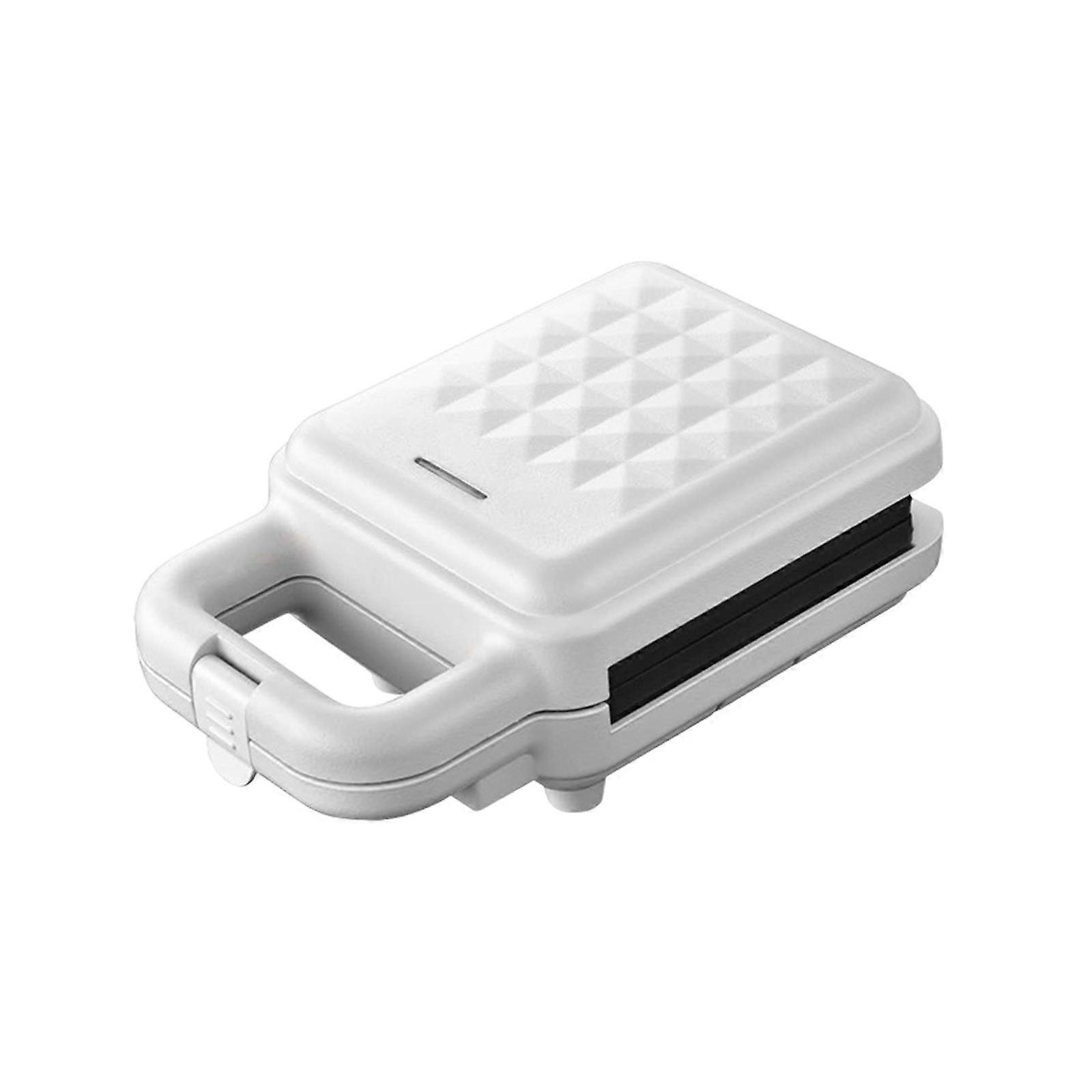 Electric Sandwich Maker Removable Waffle Maker for Omelette Pancakes Muffins white