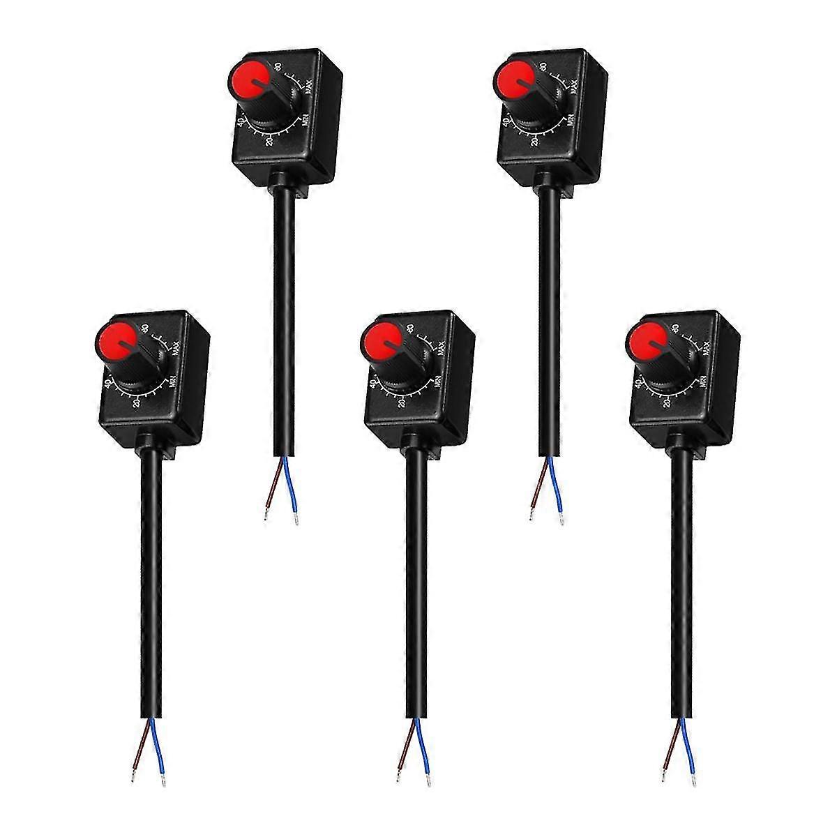 5 قطع تيار مستمر 0 / 1-10 فولت مقبض بقيادة باهتة ، جهد منخفض باهتة سلبية Pwm يعتم ل 0-10 فولت أو 1-10 فولت عكس الضوء