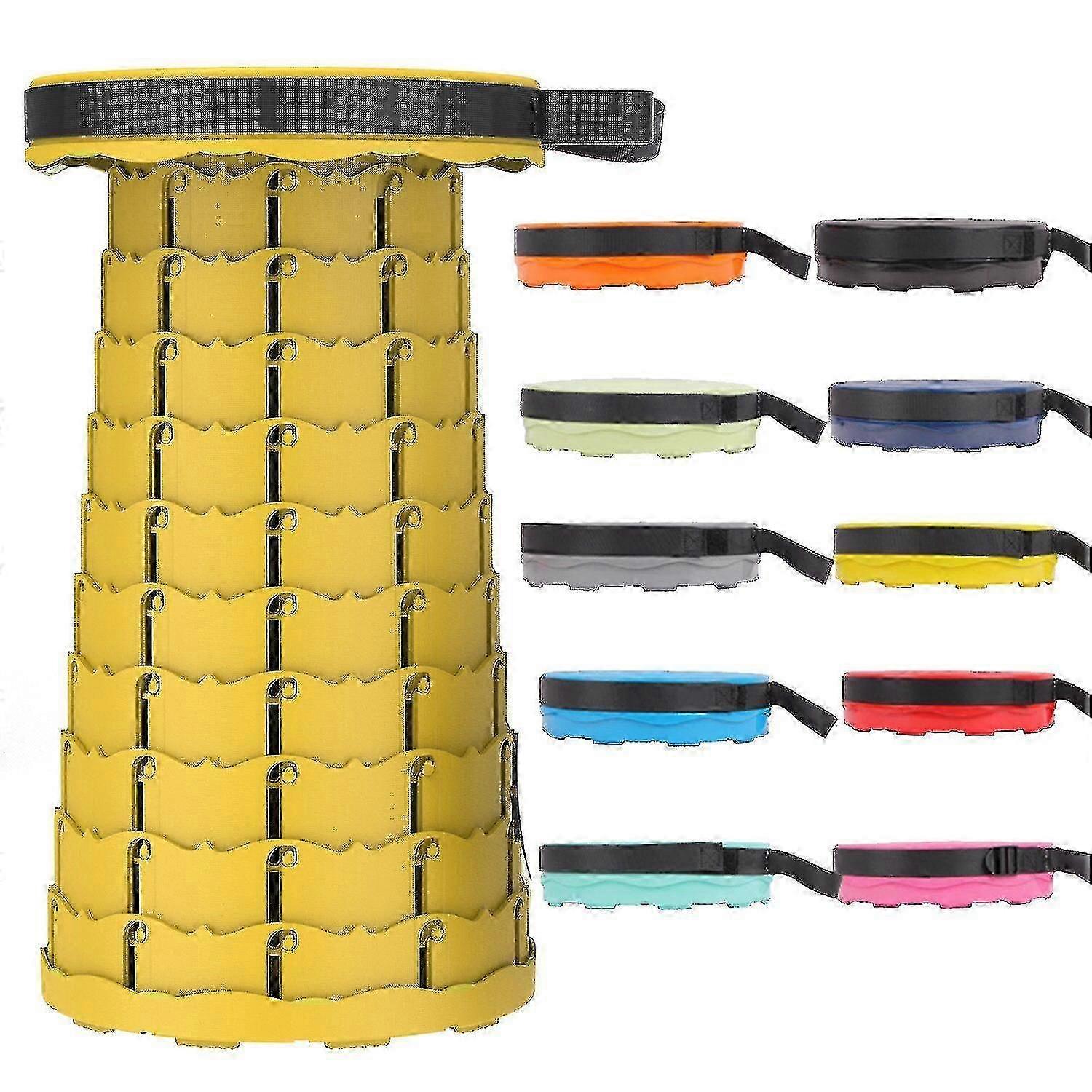 Voyage portable, camping et autres tabourets télescopiques en plastique Chaise pliable Portable