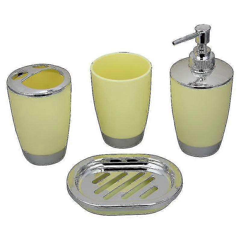 Set van 4-delige badkameraccessoires set