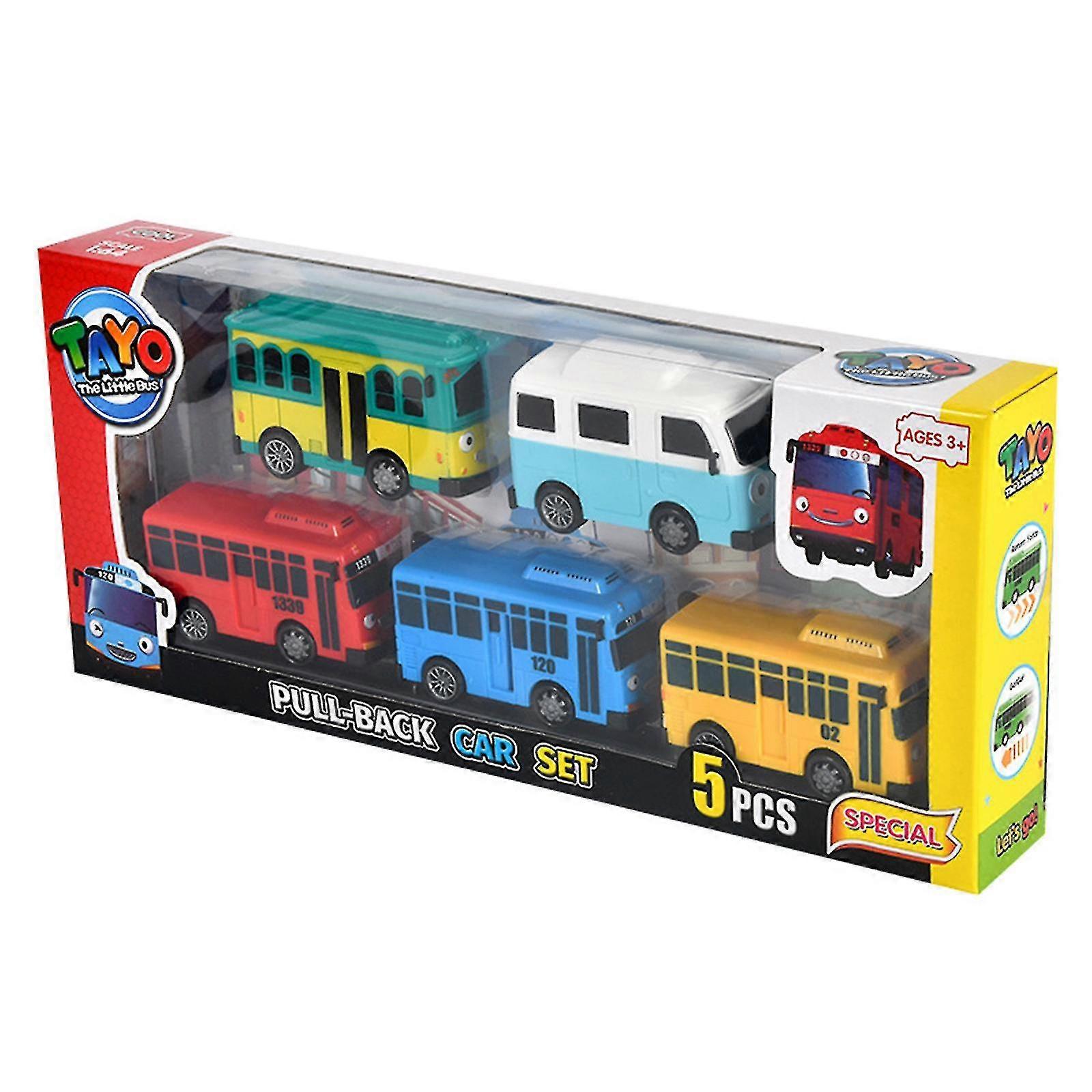 Little Bus Tayo Toy,little Bus Tayo Car Toy Set,pull Back Mini Cars For Friend Mini