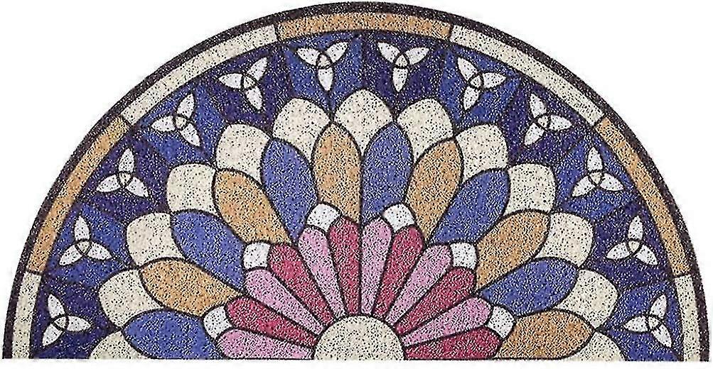 Europäischer Stil Halbkreisform Eingangstür Teppich