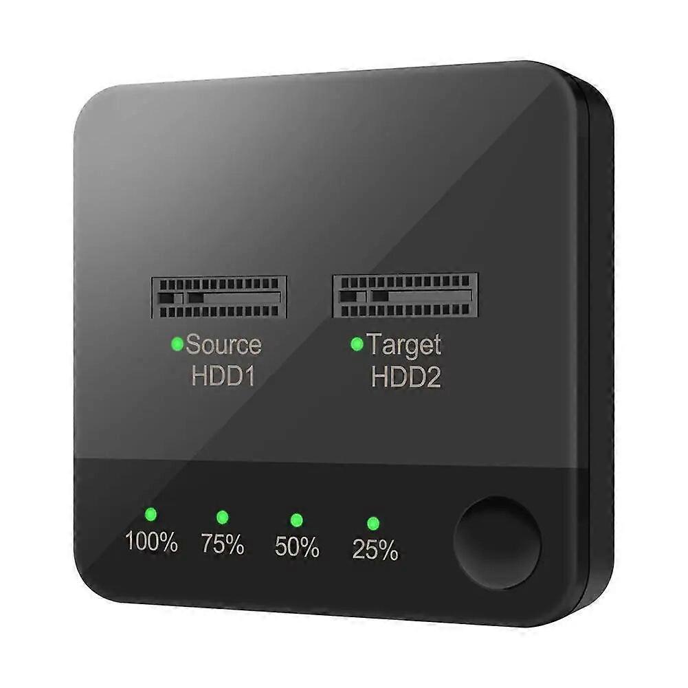 USB 3.1 M.2 SATA Dual Bay SSD Enclosure Dock Station Clone SATA Drive State Offline Solid Reader M.2 Double Tray 2023
