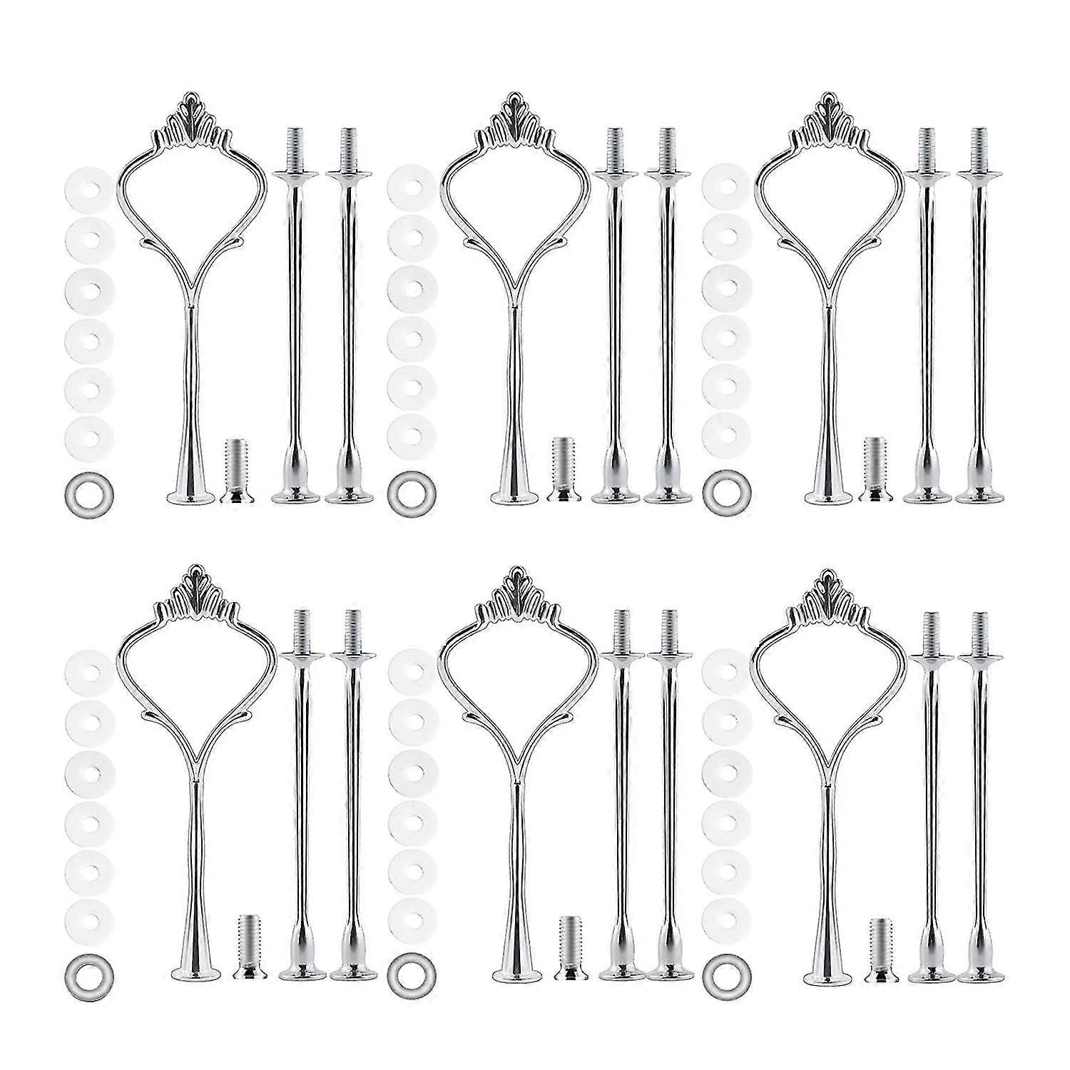 6 Set Tray Hardware For Cake Stand 3 Tier Cake Stand Fitting Hardware Holder For Wedding And Party