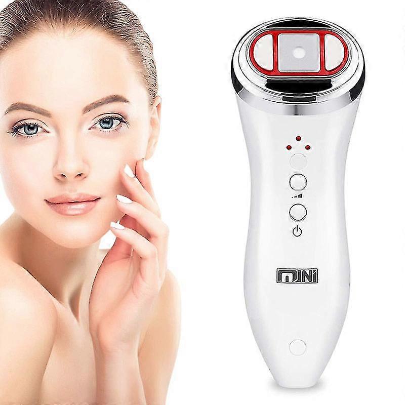 Ultrasound mini hifu rf lifting machine heat up beauty device portable facial massager for face eye neck body skin care product Eu plug with box