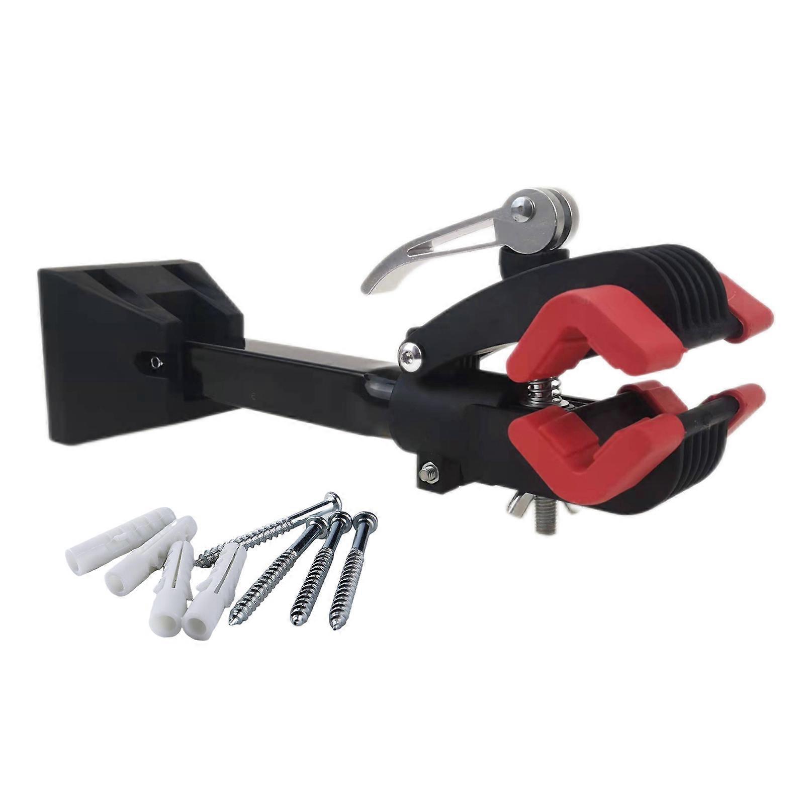 Bike Repair Stand Wall Workbench Mount Rack Strong Load Capacity Sturdy Construction Adjustable Height Easy to Install Bicycle Maintenance Rack