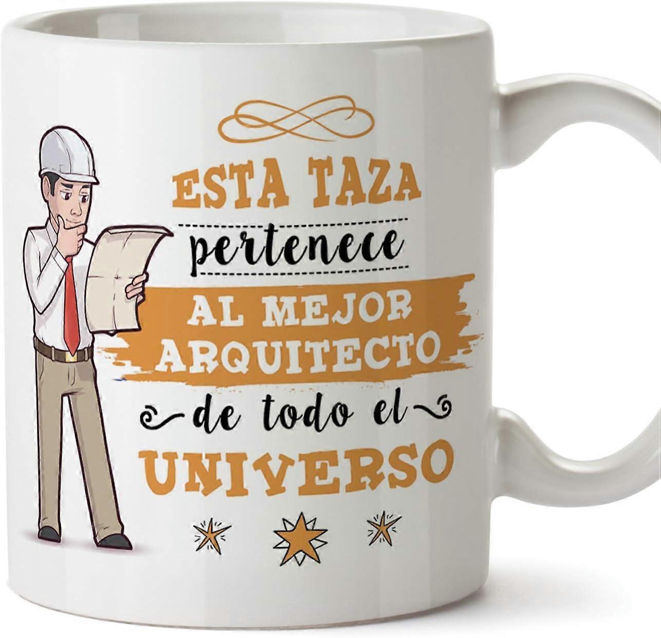 Architect Original Cups of Coffee and Breakfast to give to Professional Workers This Cup Belongs to The Best Architect of The Universe Ceramic 330 ml