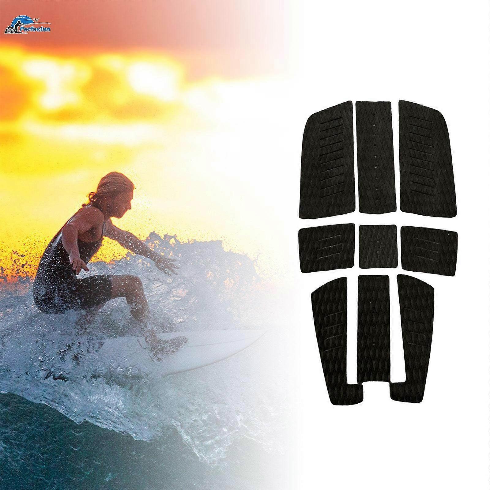 9x Surfboard Traction Pad Non Slip for Board Shortboards Skimboarding