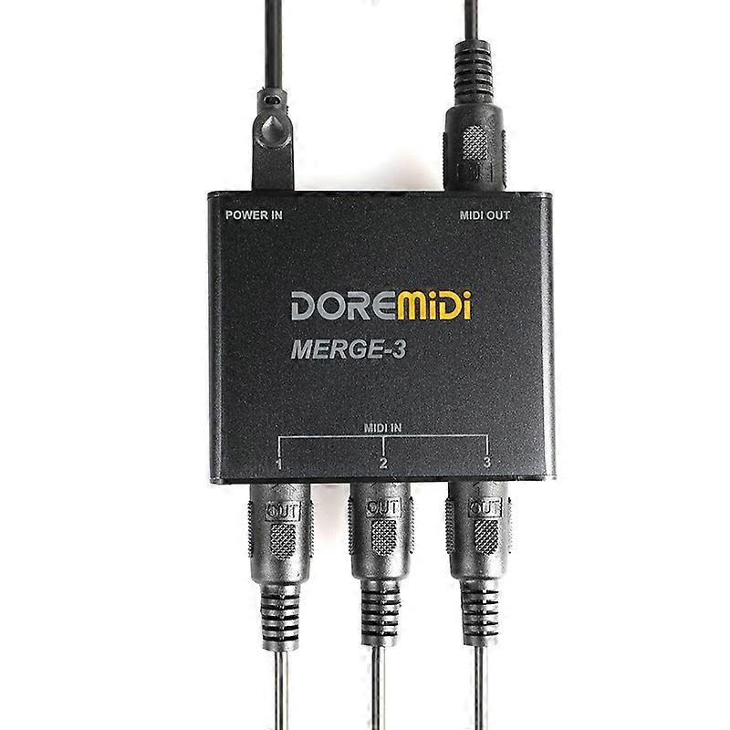 DOREMiDi MIDI gazdadoboz adapter átalakító MERGE-3 gitár öttűs interfész MIDI