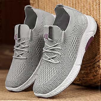 Femmes Athlétique Chaussures De Course À Lacets Respirant Air Coussin Baskets Pour Fitness Sport Gym Jogging Tennis