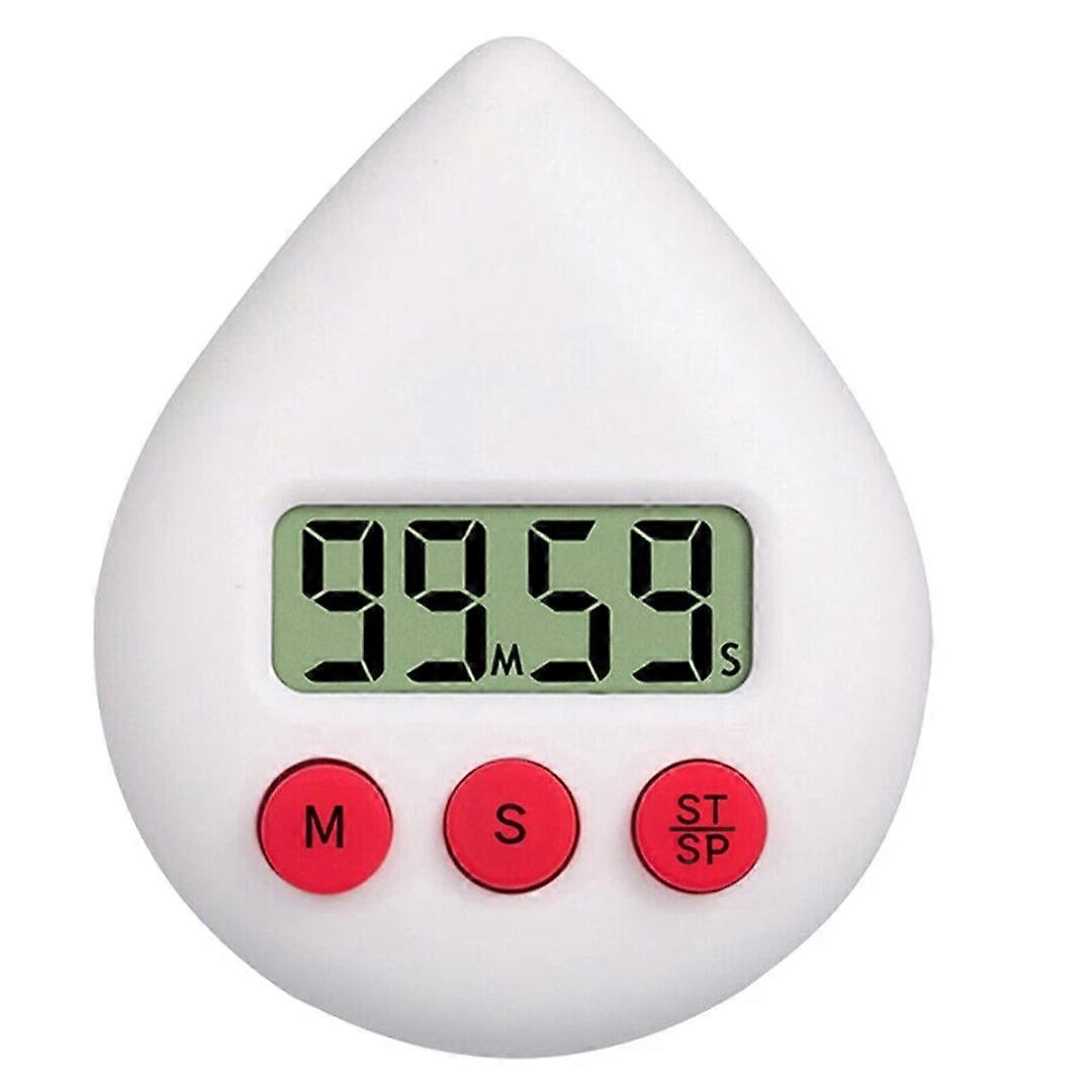 ZK-Piece Waterproof Electronic Digital Shower Timer Suction Cup Steam Shower Timer Alarm Clock Energy Saving Random Send