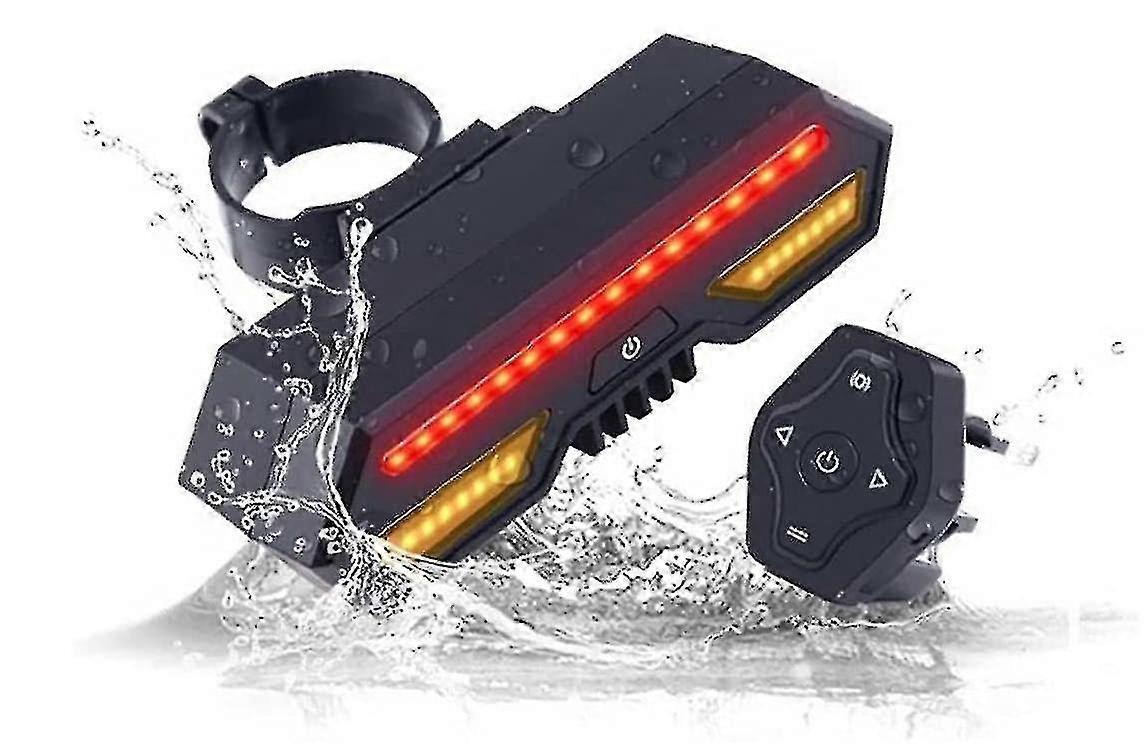 Bicycle Tail Light With Turn Signal-wireless Remote Control Waterproof Bicycle Tail Light-usb Rechargeable Mountain Bike Tail Light Bicycle Intelligen