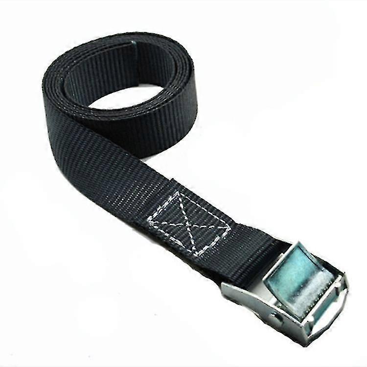 البضائع جلد الأشرطة البضائع الثقيلة الأشرطة الجلد، ومناسبة للبضائع مقطورات السيارات قوارب الكاياك الدراجات النارية (2PCS، أسود)