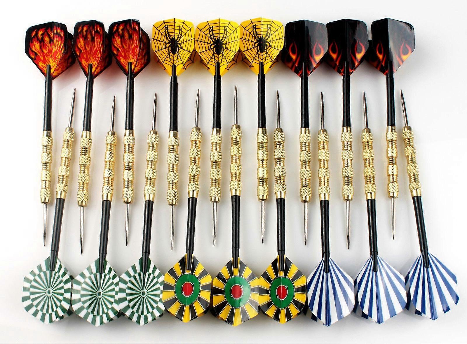 Soft Tip Darts, 18PCS Darts Set, Soft Darts Copper Plated Barrel with Iron,Not Easy to Break