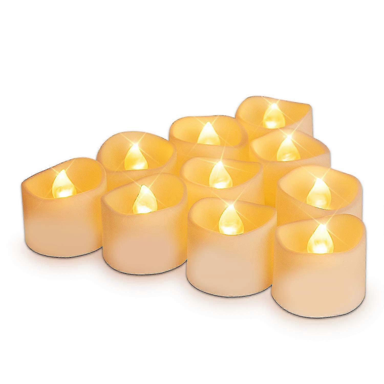 Tea Lights, 24 Hours Automatic Cycle On, 6 Hours And 18 Hours Off, 12 Timed Led Candle Light Packages (shikai)