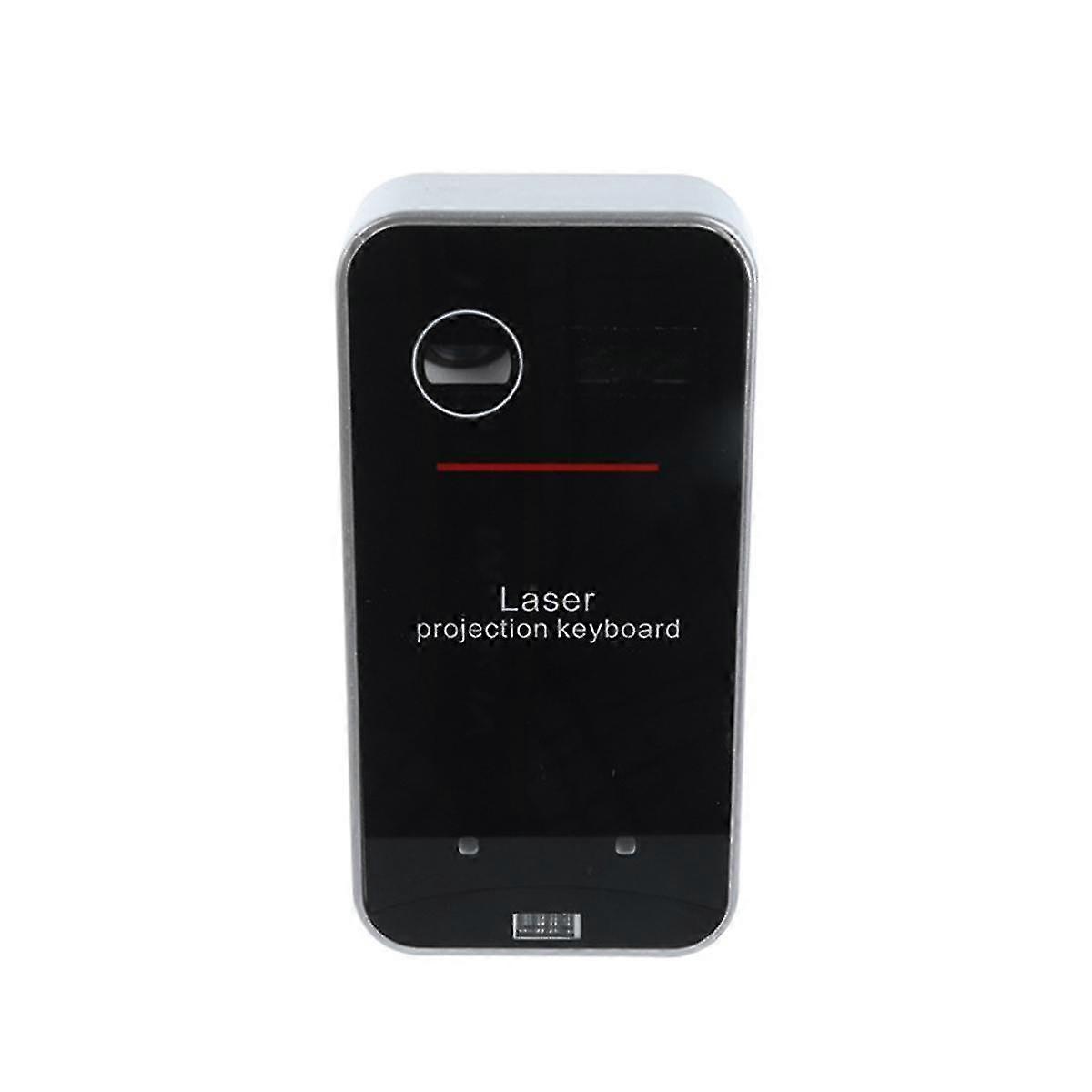 Laser Projection Virtual Keyboard Cell Phone Bluetooth Wireless Projection Screen Touch Infrared Office Keyboard,Black