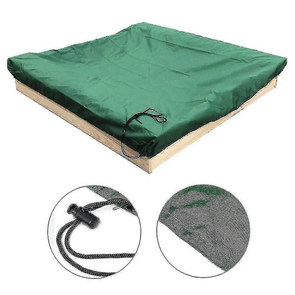 Sandbox Cover With Drawstring, Square Dust-proof Beach Sandbox Cover, Waterproof Sandpit Swimming Pool