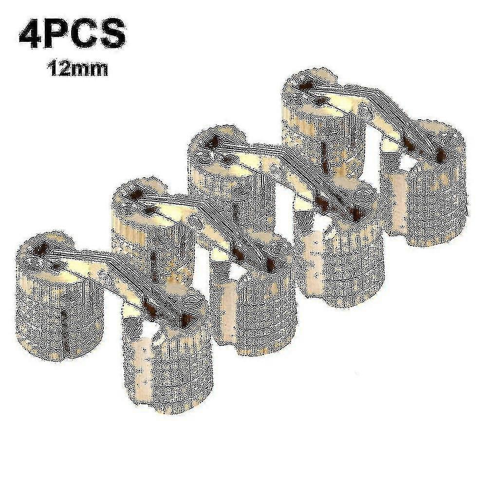 4-pack Hidden Brass Barrel Hinges Cylindrical Invisible Concealed