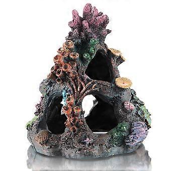 Aquarium Coral Dekoration Aquarium Rock Mountain Cave Ornamente für Kampffische