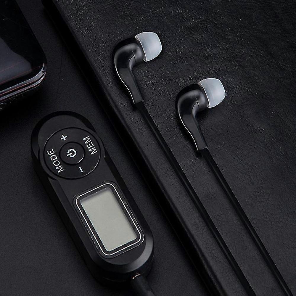 Personal Fm Walkman Radio, Mini Digital Tuning Portable Radio With Headphones Lcd Display, Pocket Radio For Walking Jogging RRC
