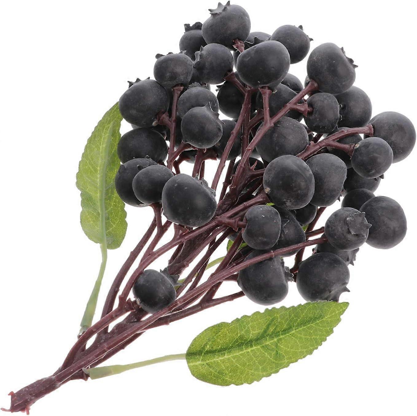 Artificial Blueberries String Fake Fruit Simulation Blueberries Decor Reali