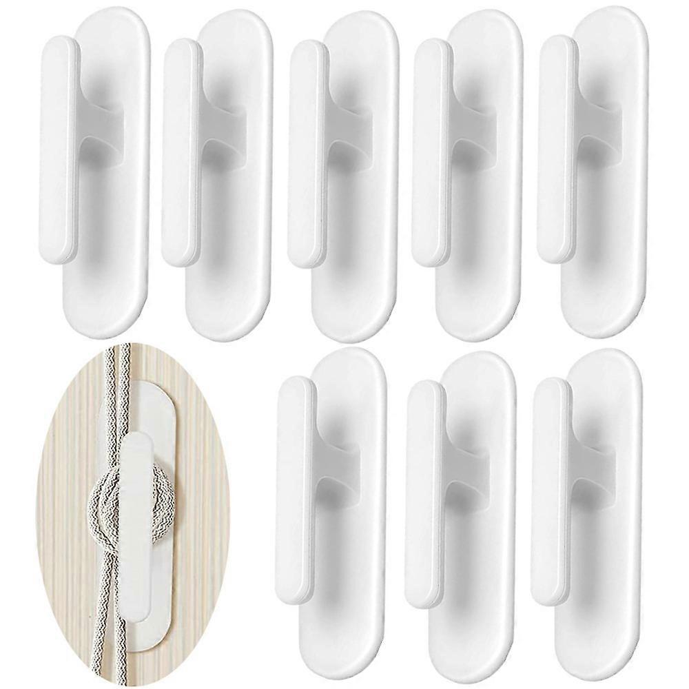 8 Pieces Blind Cord Twister Safety Blind Cord Hooks Adhesive Blind Cord Holder Window Blinds String Holder Child Proofing Blind Cord Wind Up Blind Co