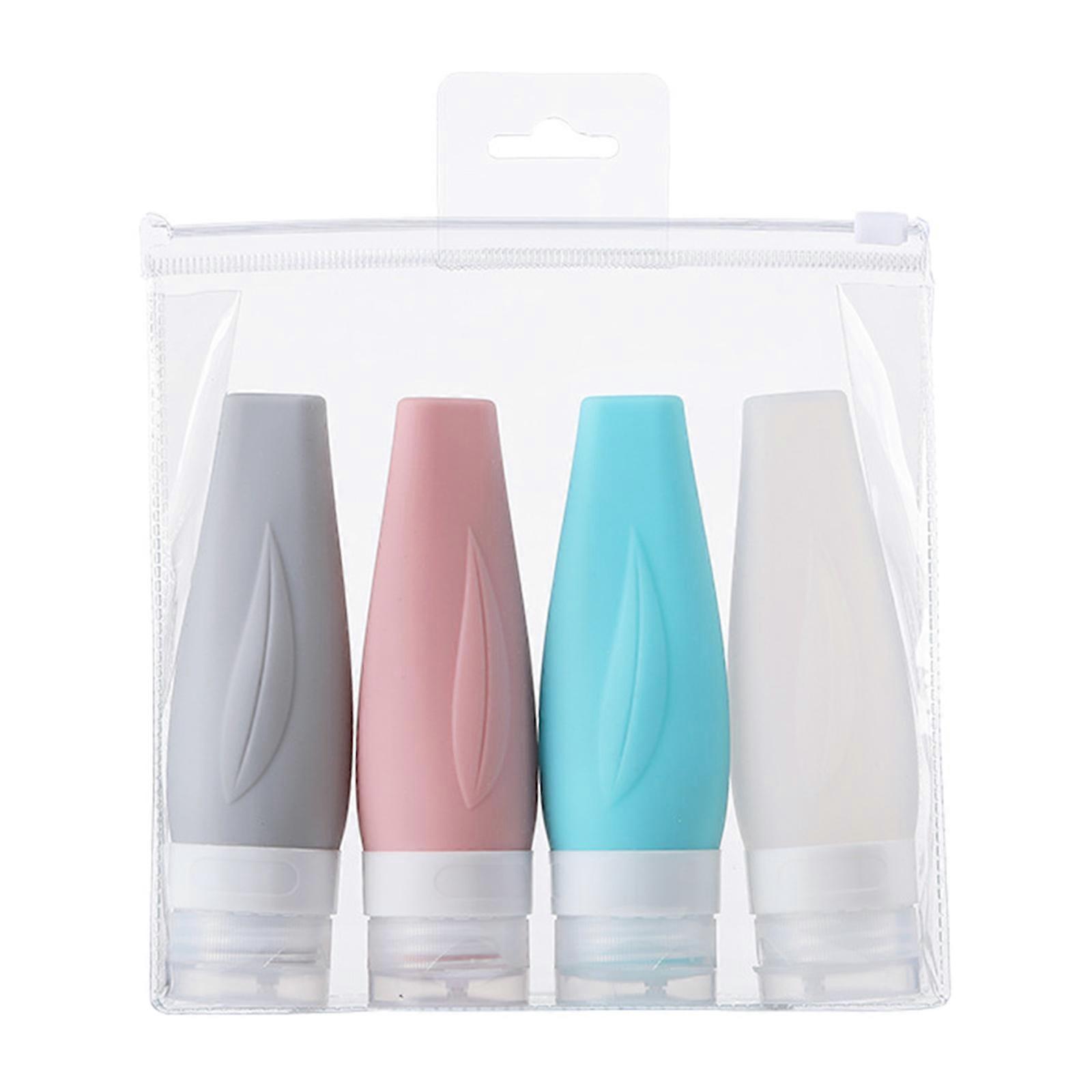 Reusable Travel Bottles Cosmetic Toiletry Container for Shampoo Liquids Gel