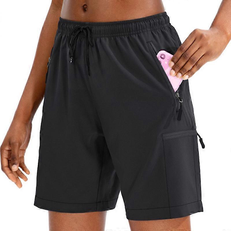 Women's Hiking Cargo Shorts Quick Dry Lightweight Summer Shorts for Women Travel Athletic Golf with Zipper Pockets khkai xxl