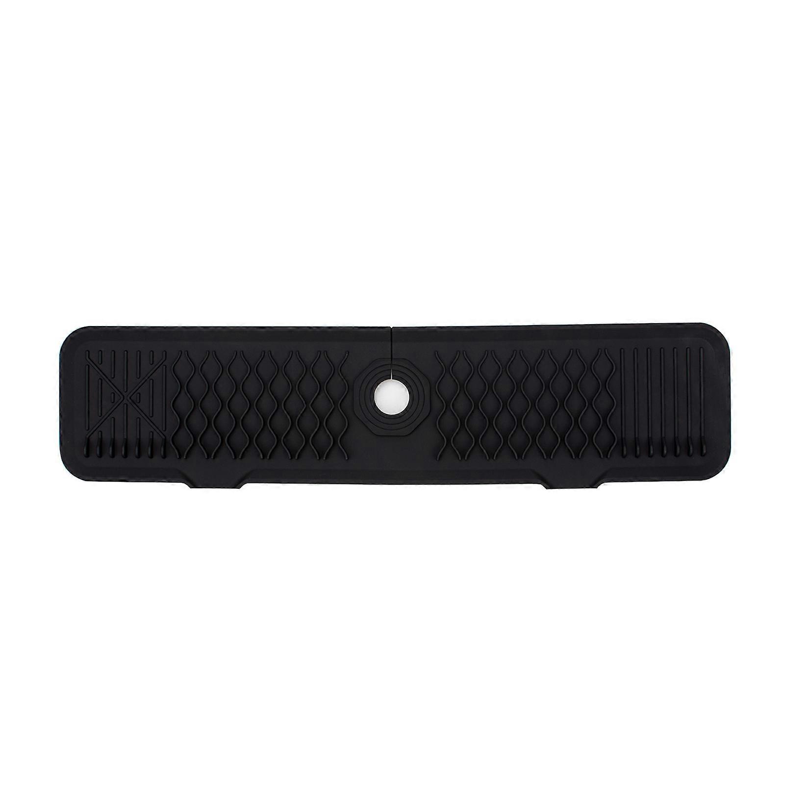 Faucet Draining Mat Large Non-slip High Toughness Folding Keep Countertop Dry Silicone Faucet Splash Guard Water Catcher Mat for Kitchen KAESI