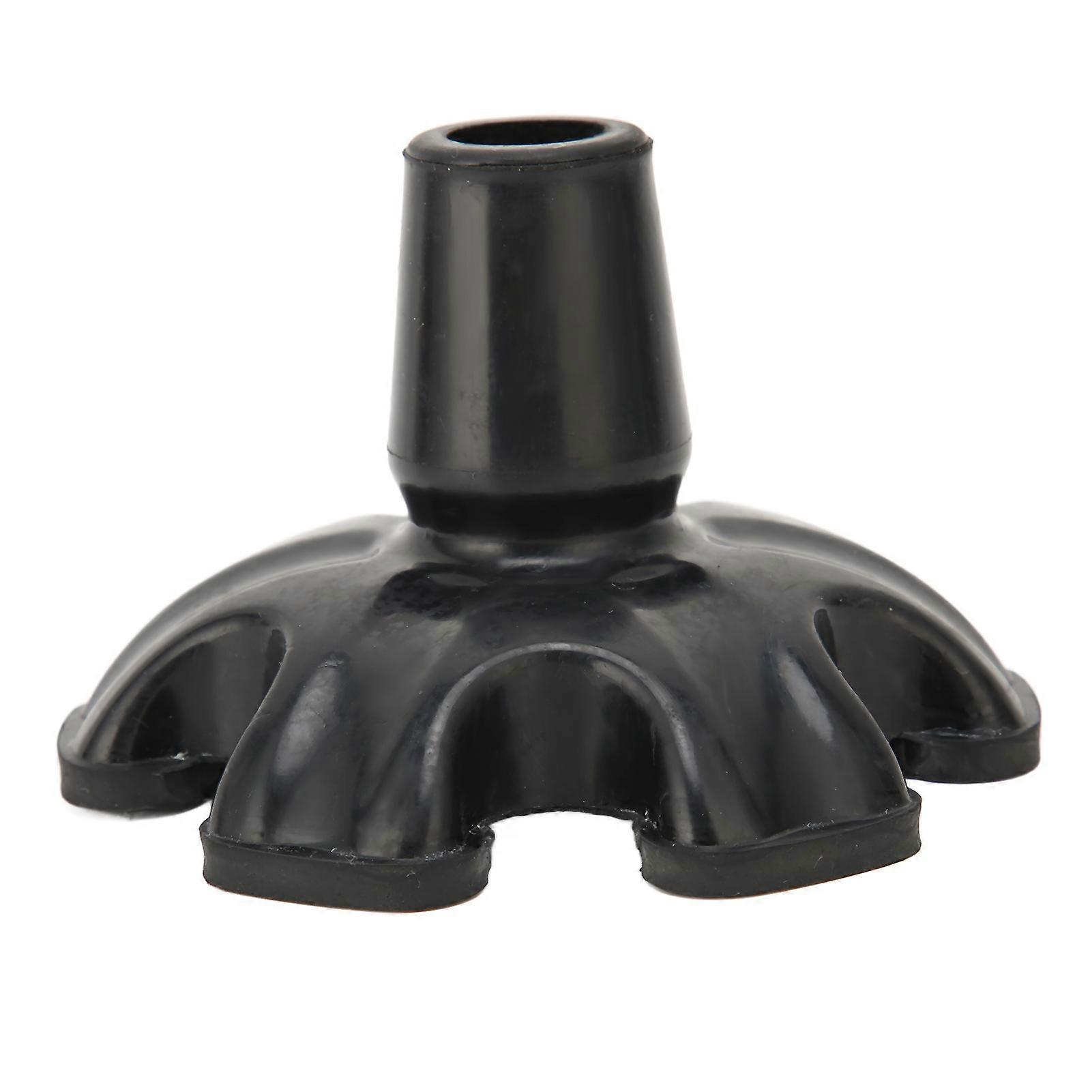 Cane Tips 6 Pillar Design Nonslip Rubber 19mm Crutch Tips with for Walking Stick Shooting Stick