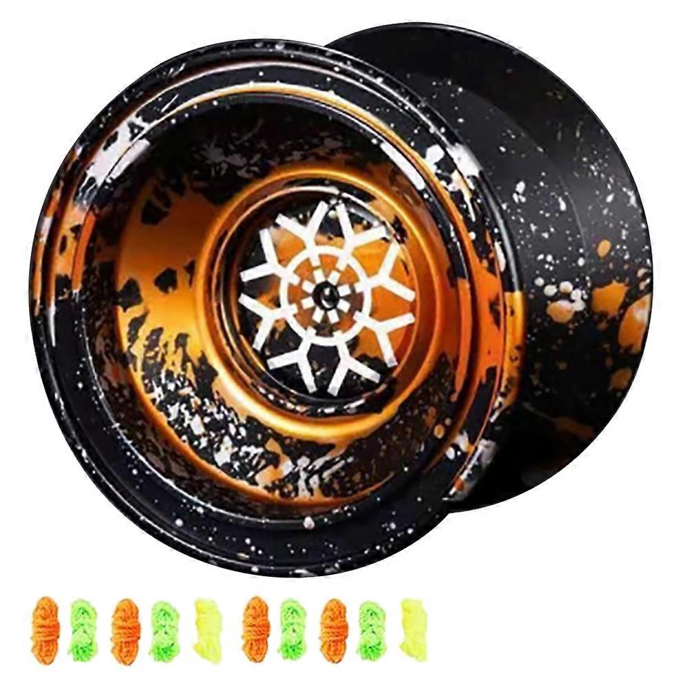 Unresponsive Yoyo,Professional Yoyo ,Aluminum Beginner Yo-Yos Ball for Yoyo Players with 10 Yo Yo S