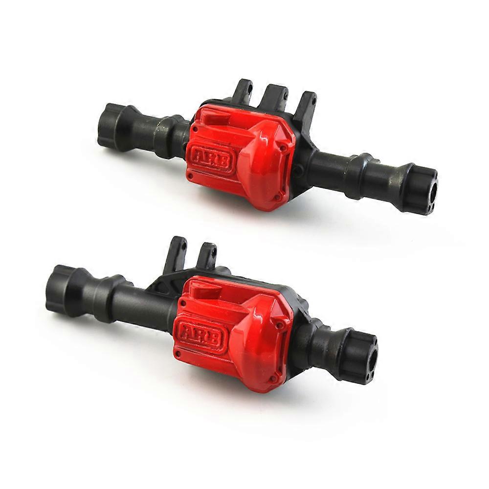 Metal Front & Rear Axle Shell Axle Housing 300G for -4 TRX4 1/10 RC Crawler Car Upgrade Parts,Black
