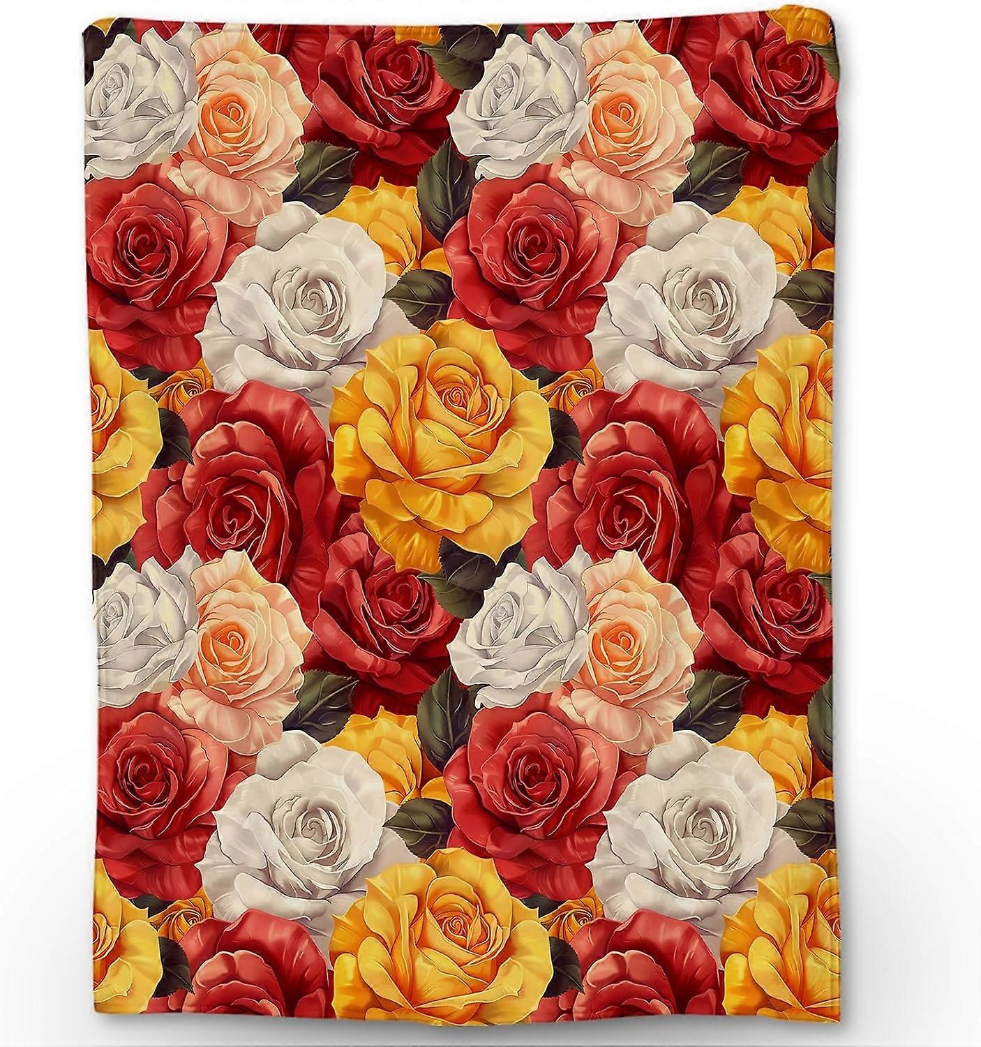 بطانية وردية ملونة رجعية ، بطانية رمي بالألوان المائية الناعمة من الفانيلا للأريكة والسرير والسفر وغرفة المعيشة والديكور المنزلي ، وراحة خفيفة الوزن دافئة غامضة فارغة