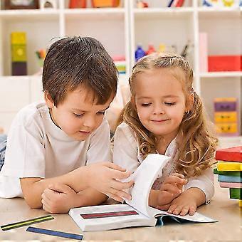 Riga Guida Per Lettura In Legno - Strumento Educativo Per Bambini, 20x6x1 Cm, 60 G - Aiuto Per Dislessia E Concentrazione