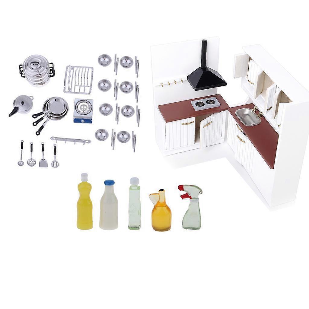 1/12 Scale Dollhouse Miniatures Kitchen Supplies Kitchenware Cookware Set