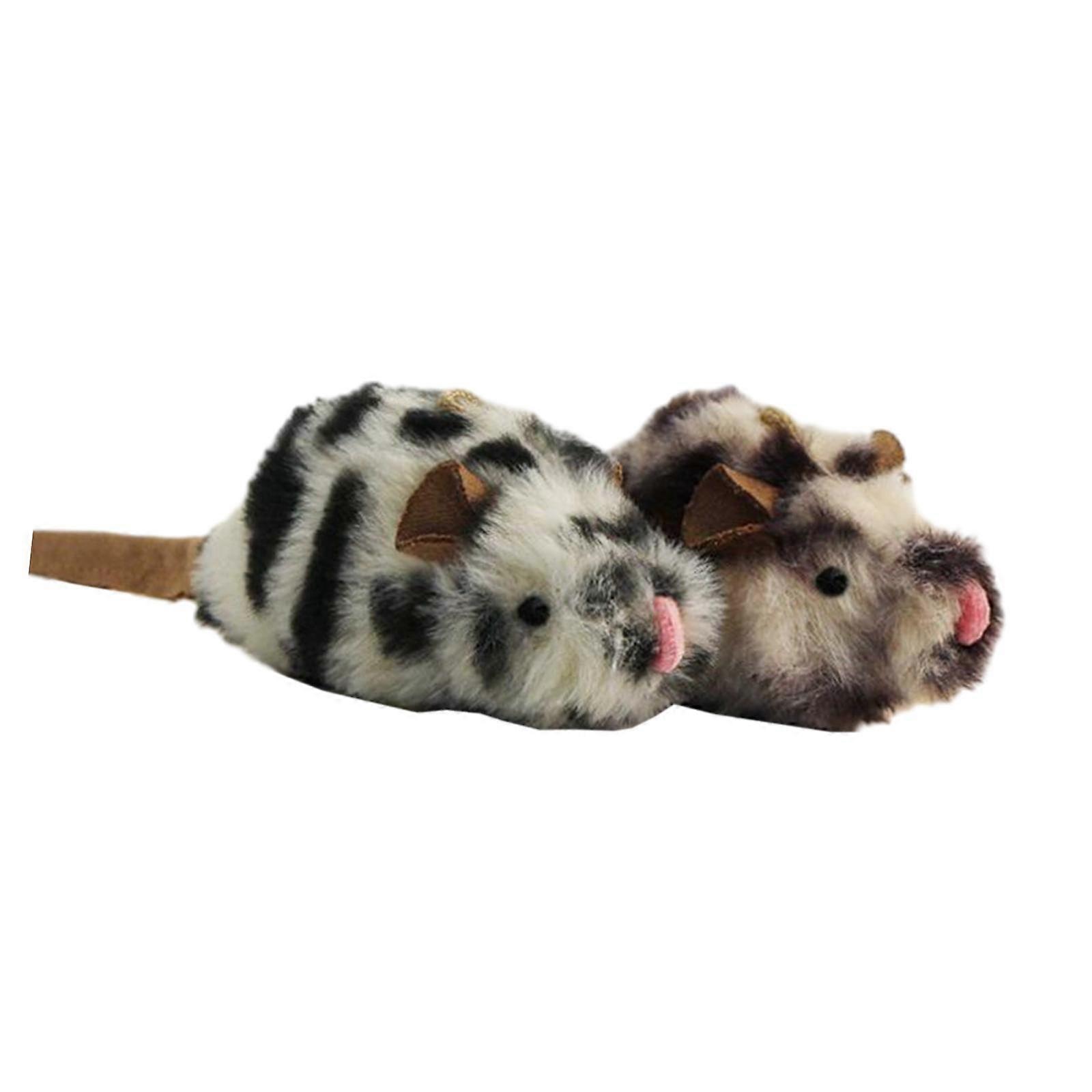 2Pcs Squeaky Cat Toy Cat Mice Toys Pet Supplies Stuffed Animals Cat Toy with Sound Plush Catnip Cat Toy for Chase Indoor Cats