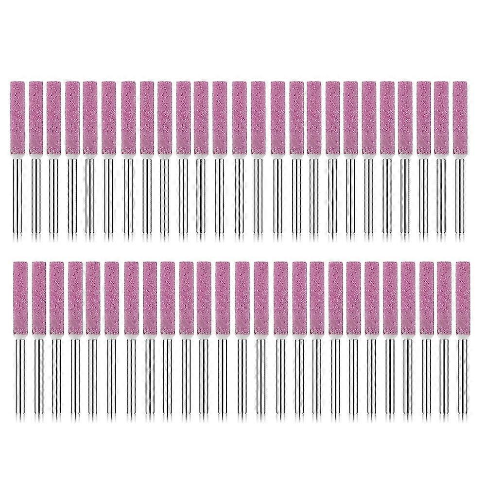 50 Pieces Burr Grinding Stone File,polishing Grinding Tool Grinding Bits For Chainsaw Sharpener, 0.