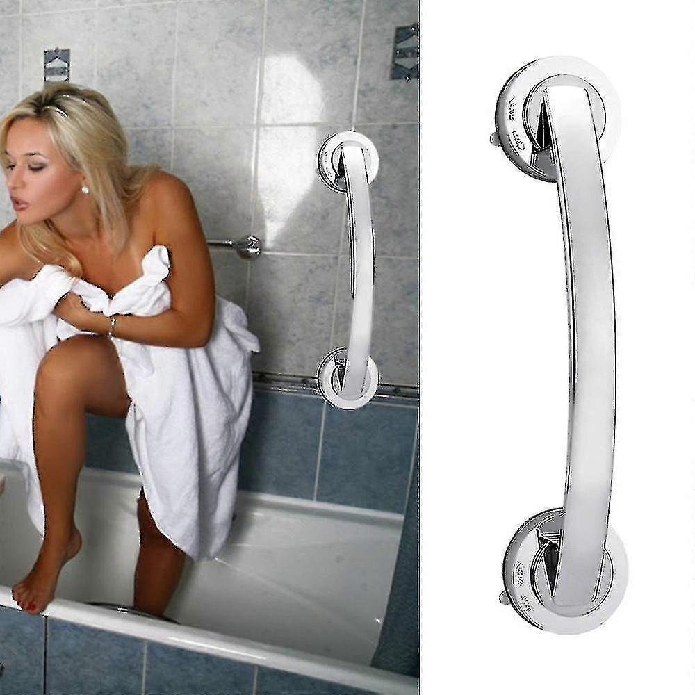 Bath Safety Handle Suction Cup Handrail Grab Bathroom Grip Tub Shower Bar Rail